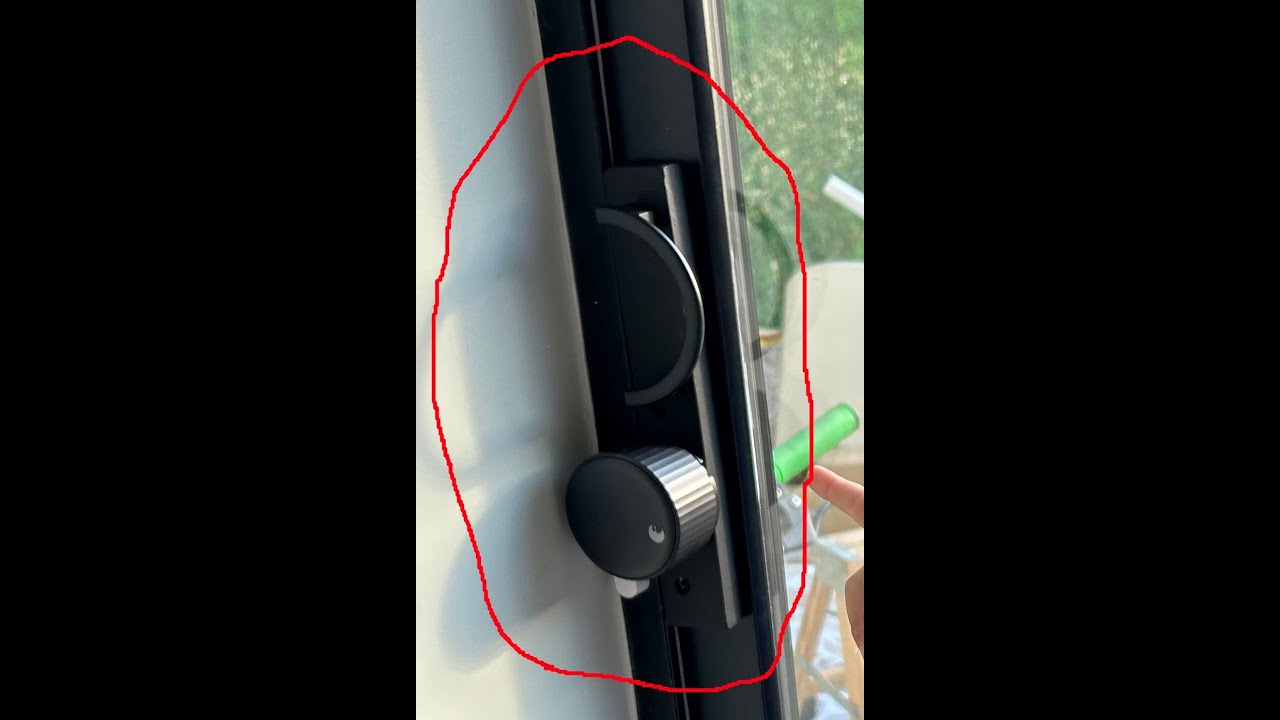 DIY Sliding patio door keyless entry hack (using an August smart lock)