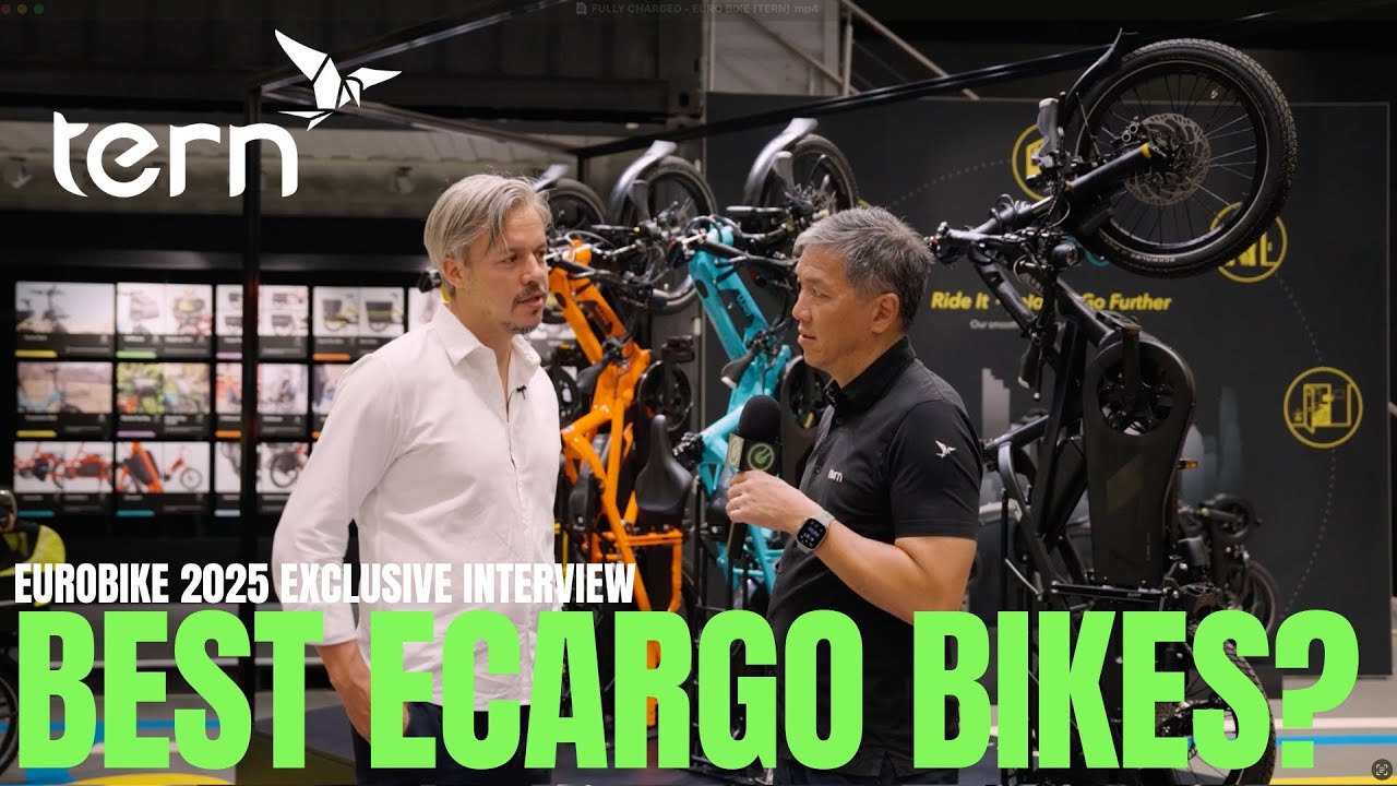 Eurobike 2025 Exclusive! Tern : The Longtail Cargo eBike Brand | Fully Charged
