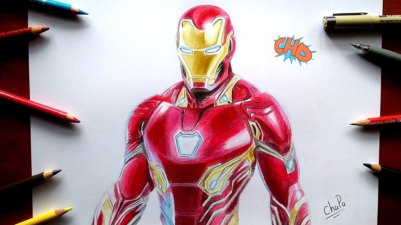 Como Dibujo a IRON MAN 