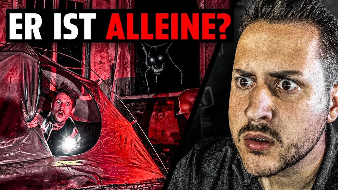 Er macht einen SOLO OVERNIGHT im LOST PLACE!