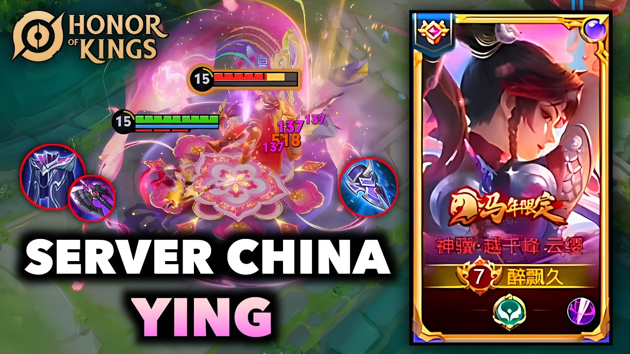 YING HOK CHINA | PRO PLAYER GAMEPLAY BUILD & ARCANA | YING SKIN HORSE OF HIGH PEAKS