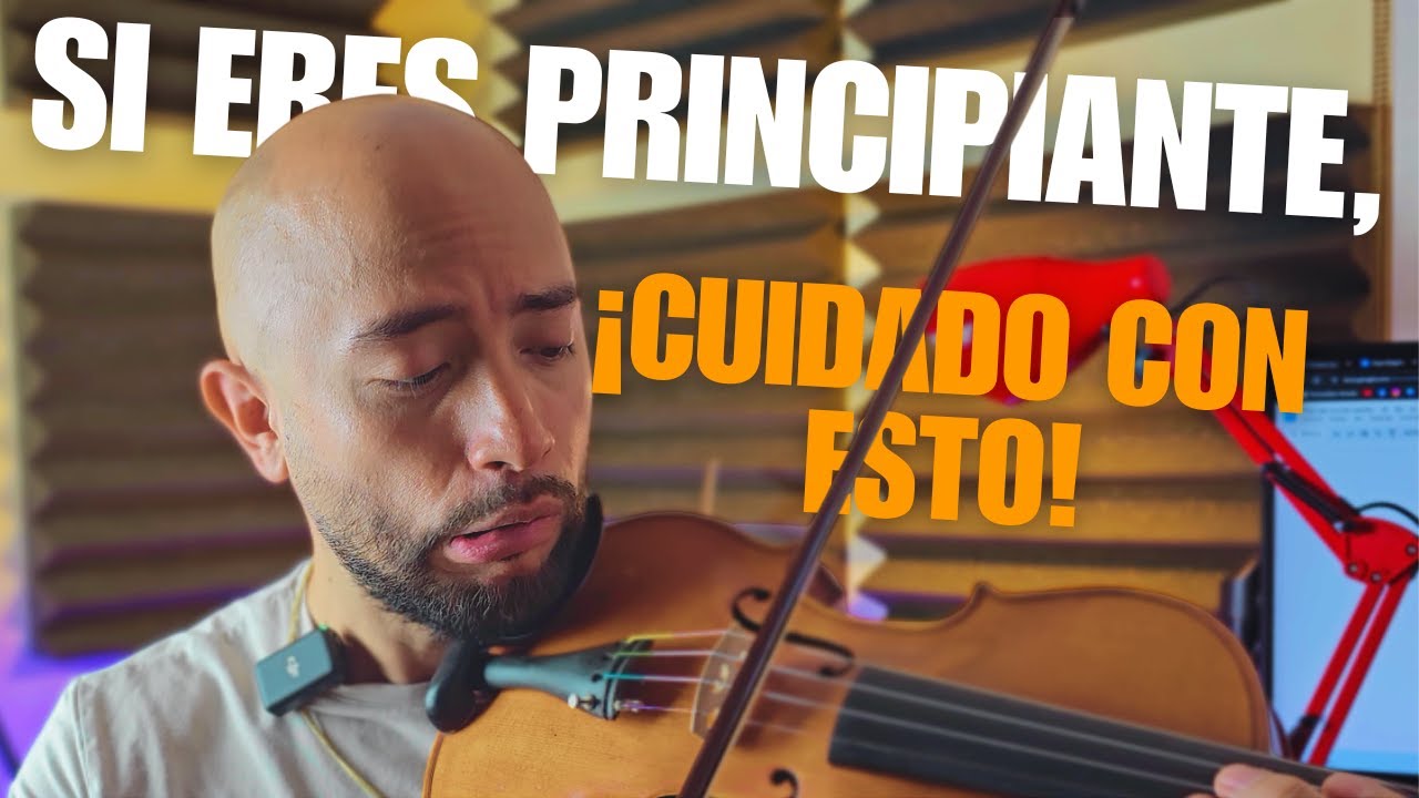 Si eres principiante con el violín, ¡cuidado con esto!