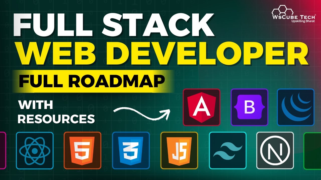 Full Stack Developer Complete Roadmap | Become a Web Developer & Get a Job! - Full Guide
