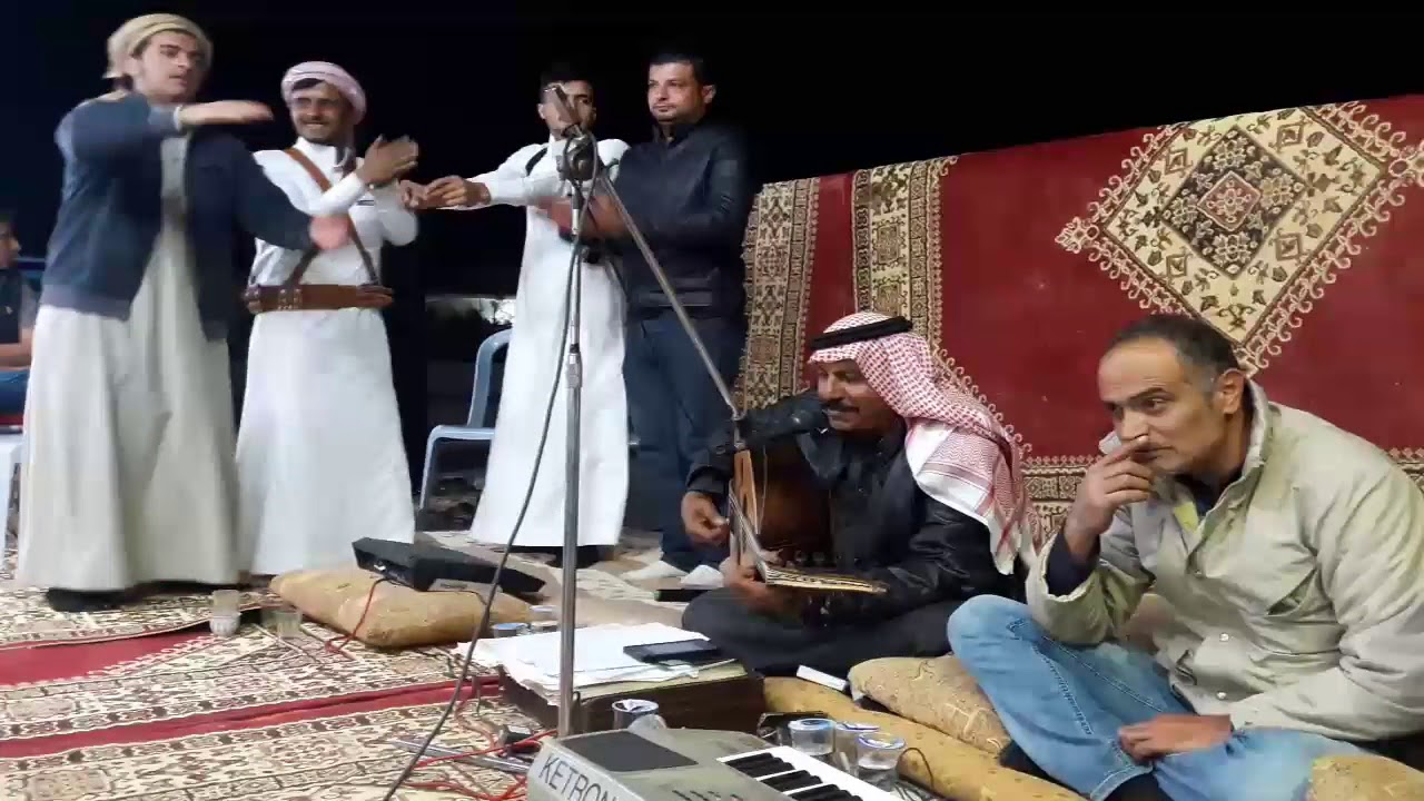 سعيد ابومعيتق الزين بين في رسومه ياعلي حفلة القطرانه