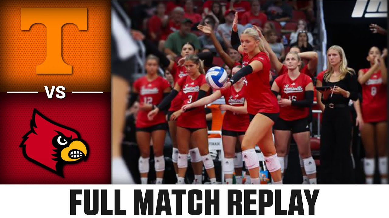 Tennessee vs. Louisville Full Match Replay | 2024 ACC Volleyball