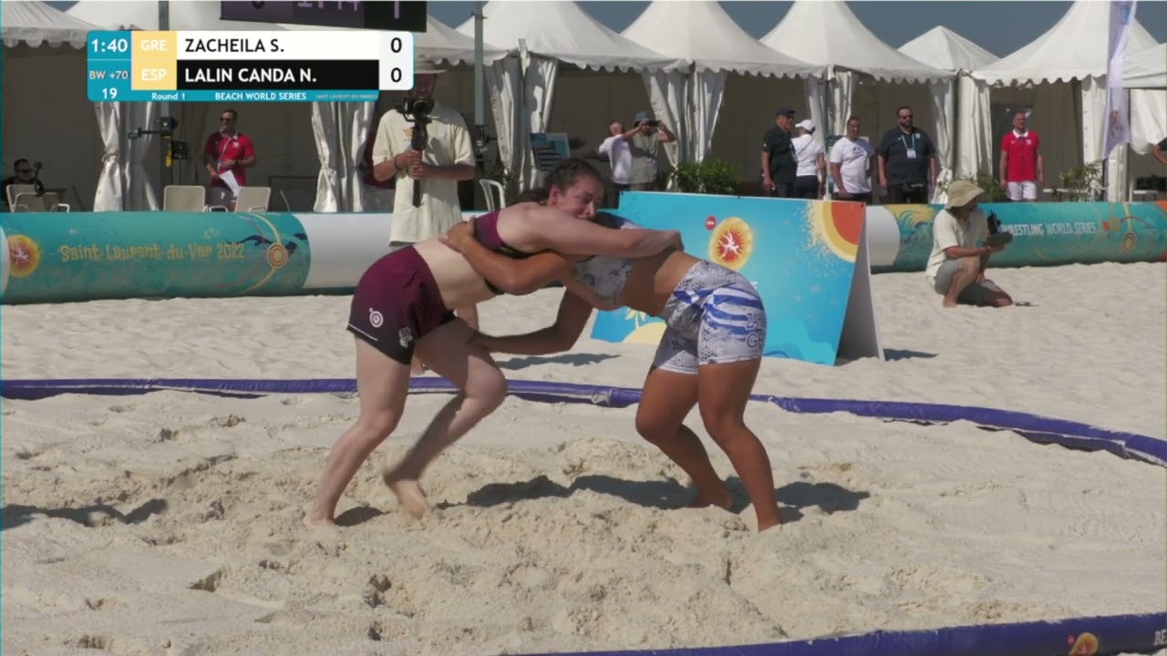 Round 1 Women's BW - +70 kg: S. ZACHEILA (GRE) v. N. LALIN CANDA (ESP)