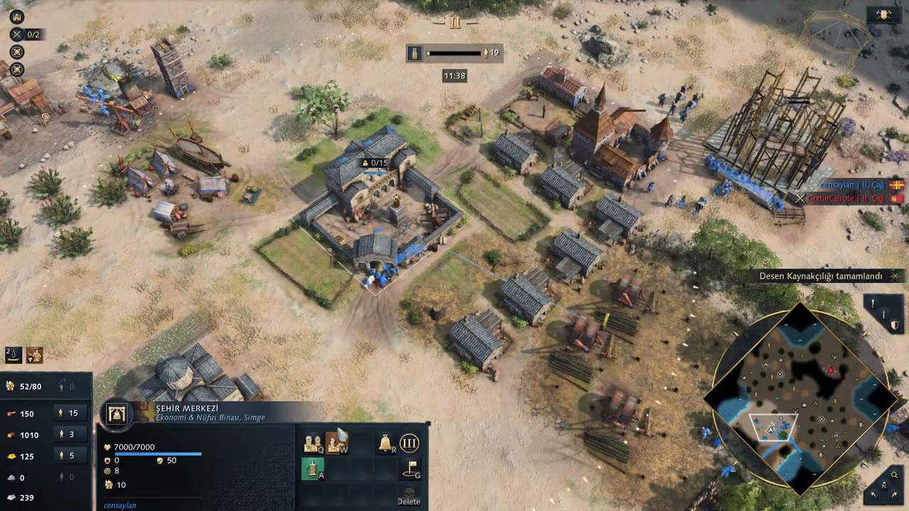 S12E039 Platin 1v1 Sıralı Oyun #aoe4 - MAKEDON vs Sengoku - 5 relic nasıl alınır?