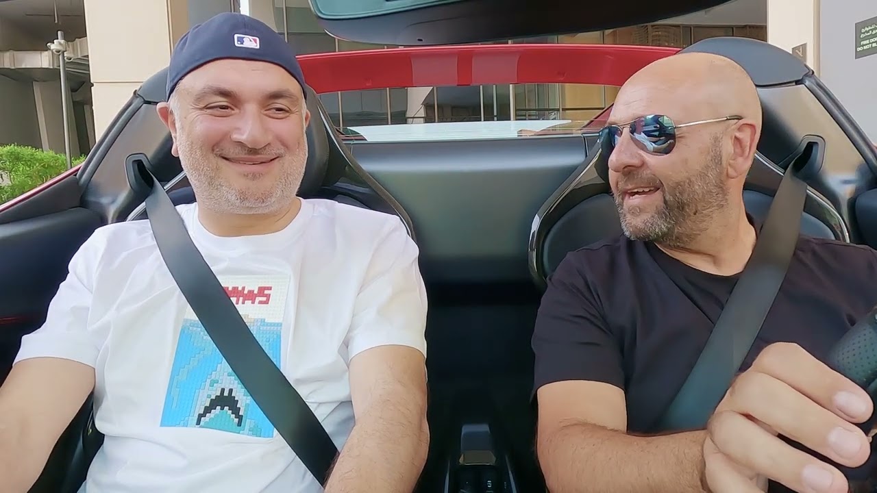 Mechwar Motorshow: Nadim Mhanna & Anthony Rahayel. Ferrari 296 GTS, St Regis Hotel The Palm (Ep. 2)