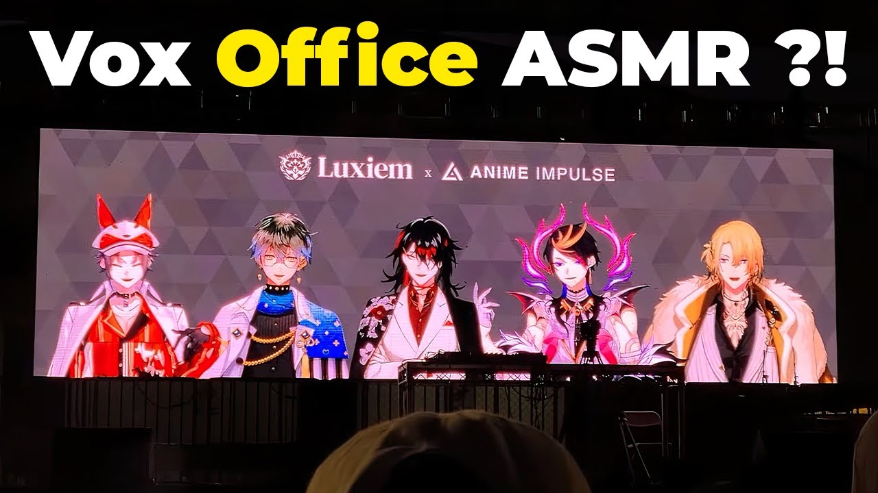 【LIVE SHOW IRL】Someone wanted Vox to do Office ASMR  (Anime Impulse Luxiem)