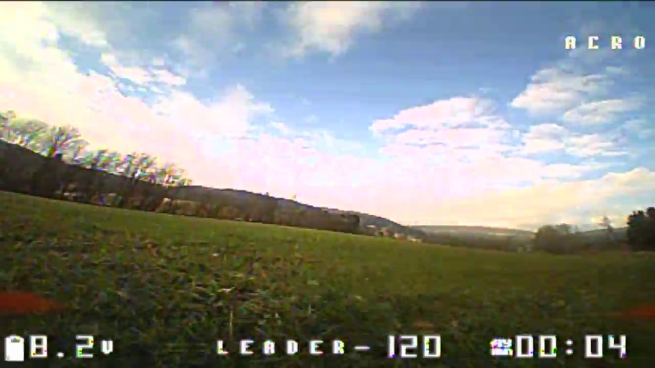 Drone racing! Full Speed Leader 120 maidenflight! FPV