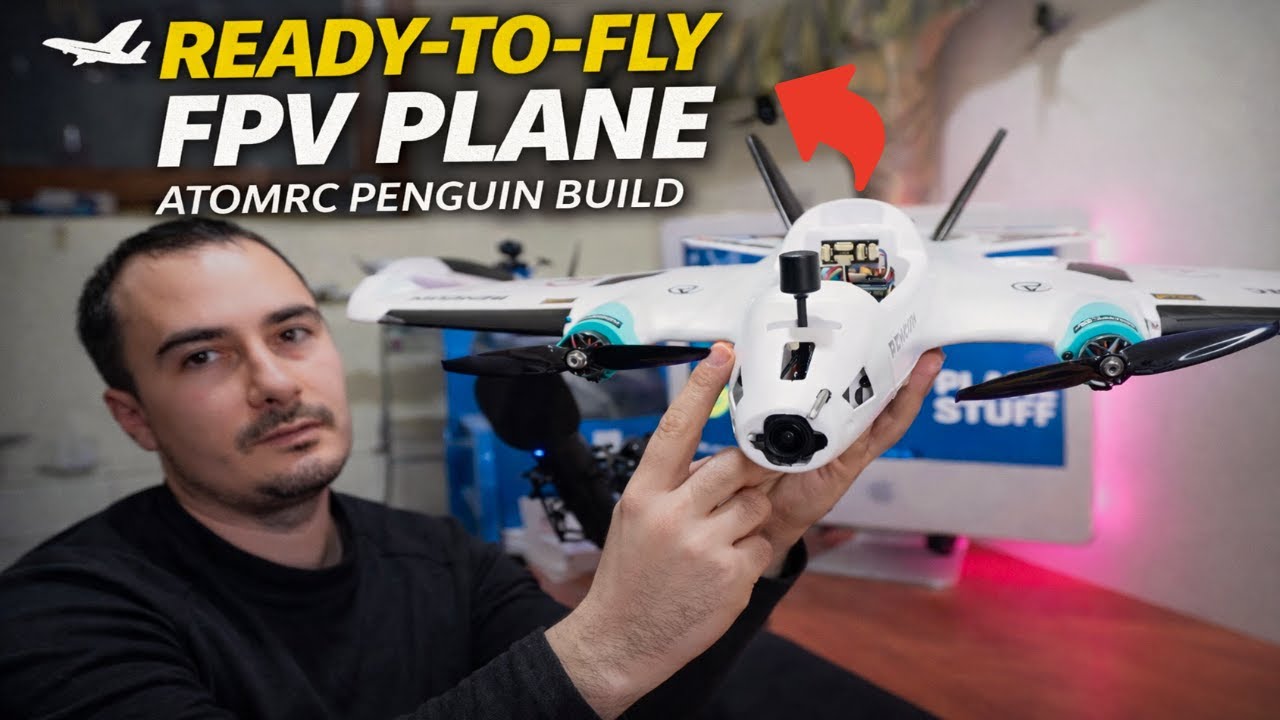 ✈️ AtomRC Penguin Build &ndash; From Kit to Ready-to-Fly FPV Plane