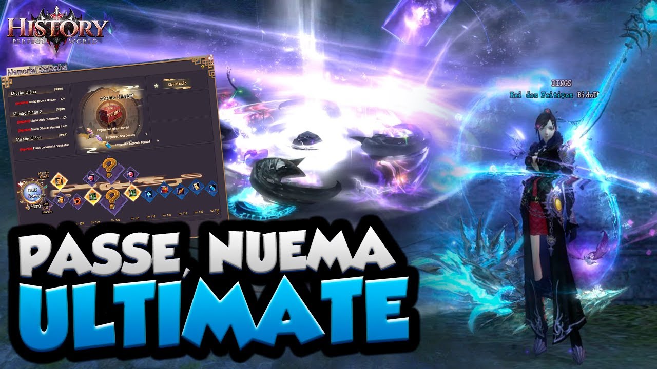 NOVO PASSE DE BATALHA, NUEMA E ULTIMATE - RESUMÃO DA ATUALIZAÇÃO - PERFECT WORLD HISTORY