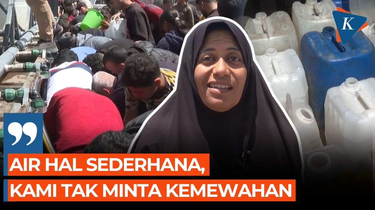 Nestapa Warga Palestina Krisis Air Bersih di Gaza