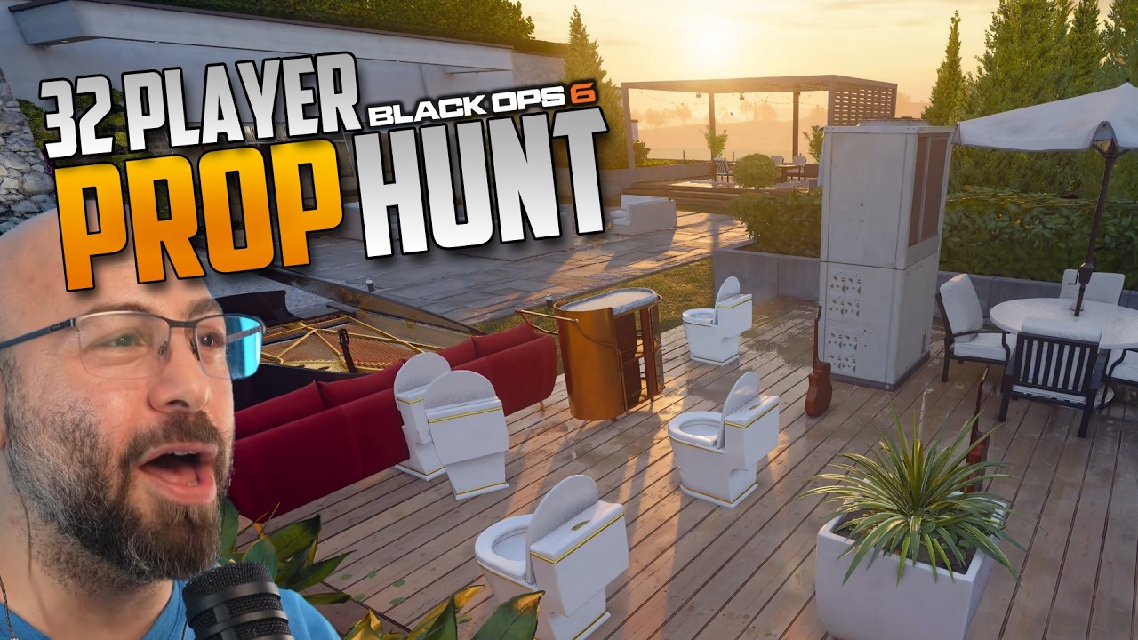 BO6 Prop Hunt - 32 Players! Now With Sound! wow