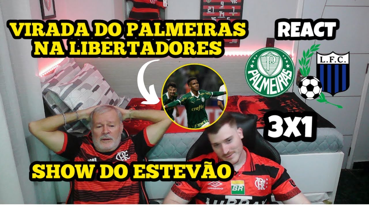 REACT - Palmeiras 3 x 1 Liverpool | Libertadores 2024. VIRADA DO PALMEIRAS NA LIBERTADORES!!