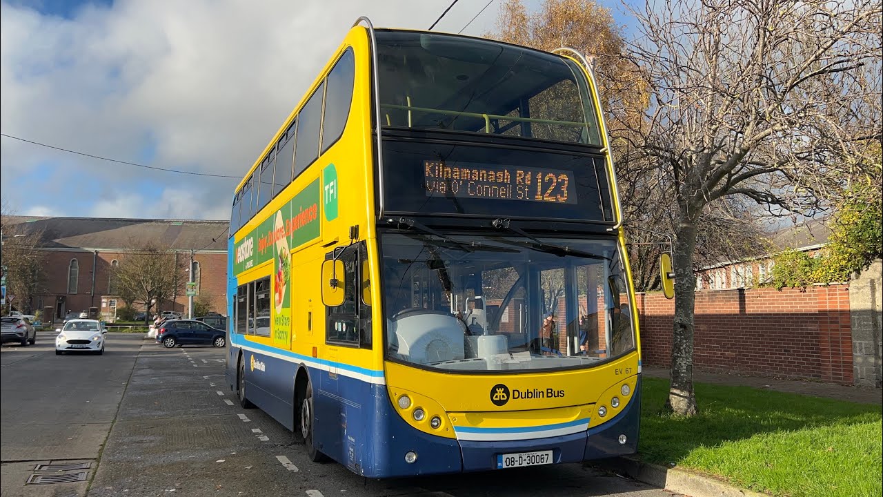 *Uncommon* Dublin Bus | Route 123 to Kilnamanagh Road | Enviro 400 Volvo B9TL | EV67