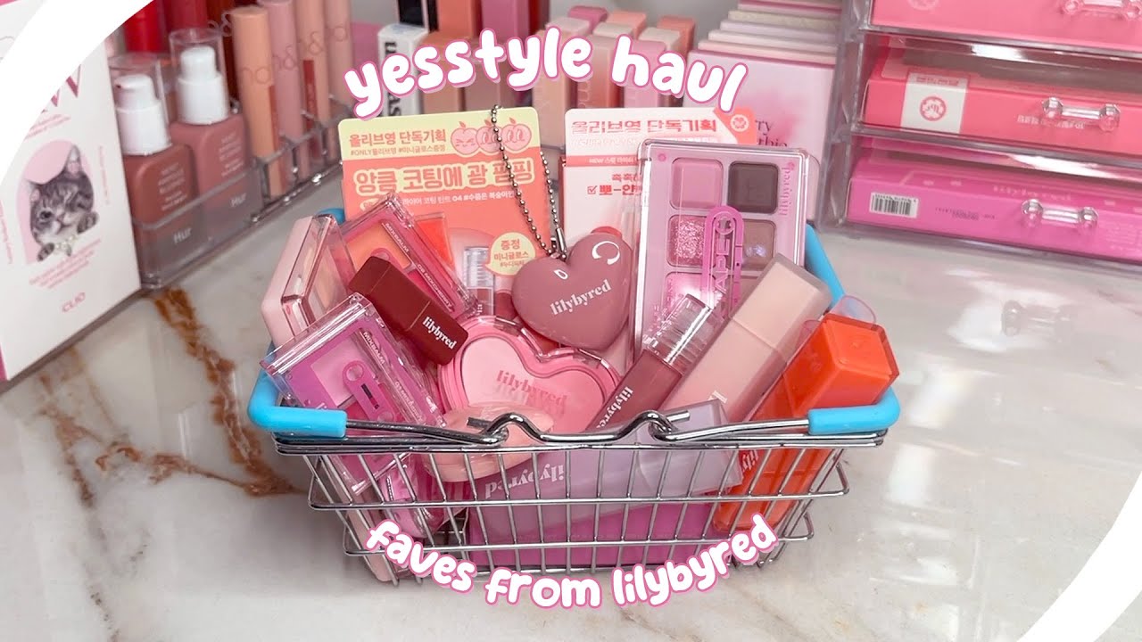AFFORDABLE k-beauty must-haves 🎀 Relaxing YesStyle makeup haul unboxing🧸🎀 clean girl aesthetic