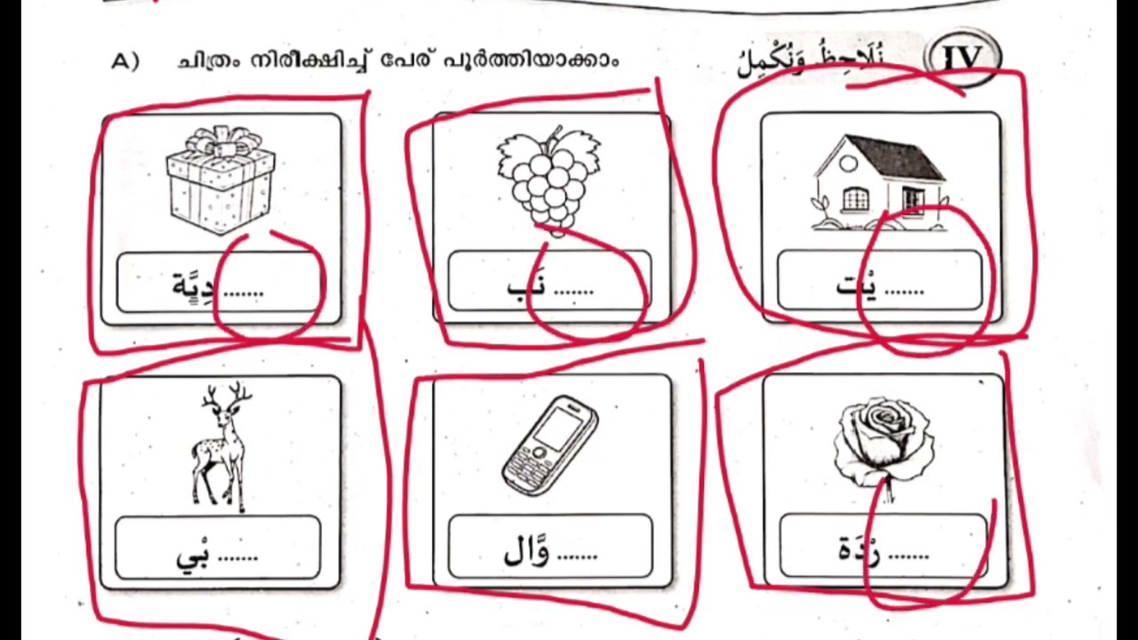 Std 1 arabic annual exam question paper discussion, hs attached