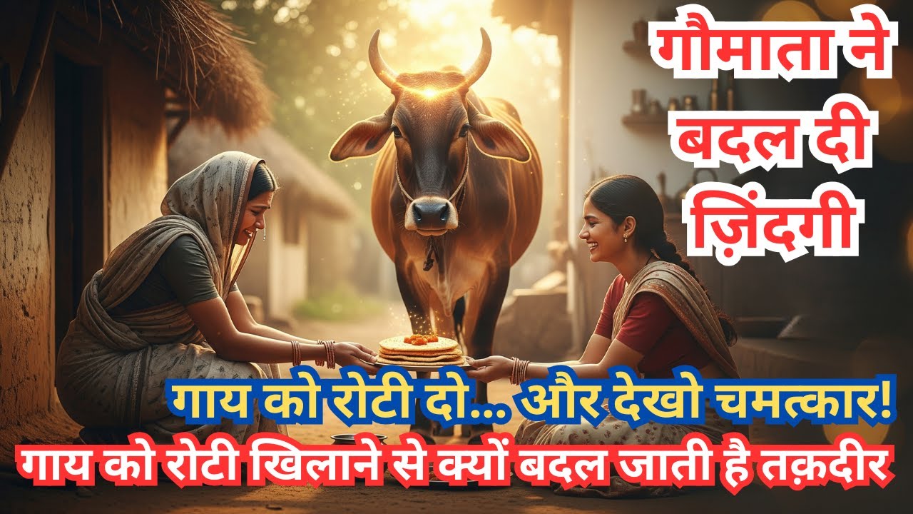 गाय को रोटी खिलाने से क्यों बदल जाती है तक़दीर | एक सच्ची और भावनात्मक कहानी | Kanha Ki Dasi |