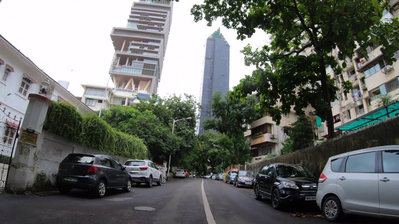 4K Drive on Altamount Rd | Mumbai's Billionaire Row | India