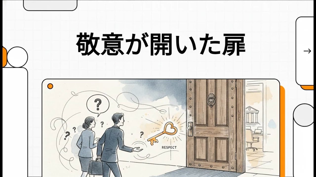 【経営支援 論語で学ぶ】 03 第三話：礼節が開いた扉