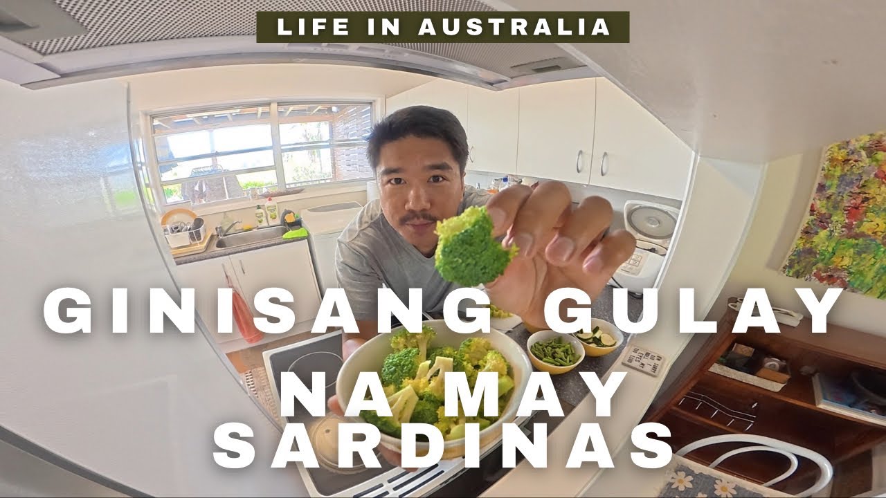 GINISANG GULAY SAKTO SA DALAWANG ULAMAN | Ren Domingo | Life in Australia Vlog