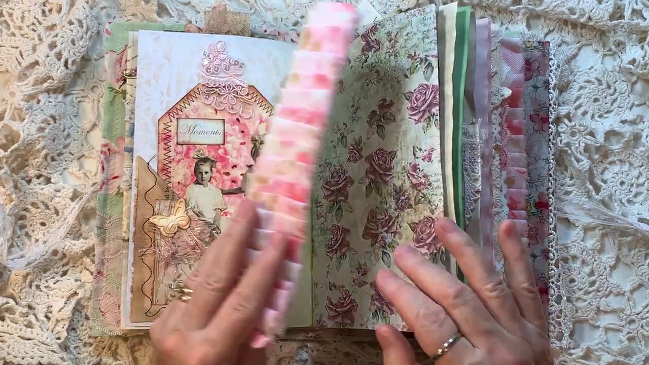 Slow Stitch Journal Flip Through (Sold - Thank You!))