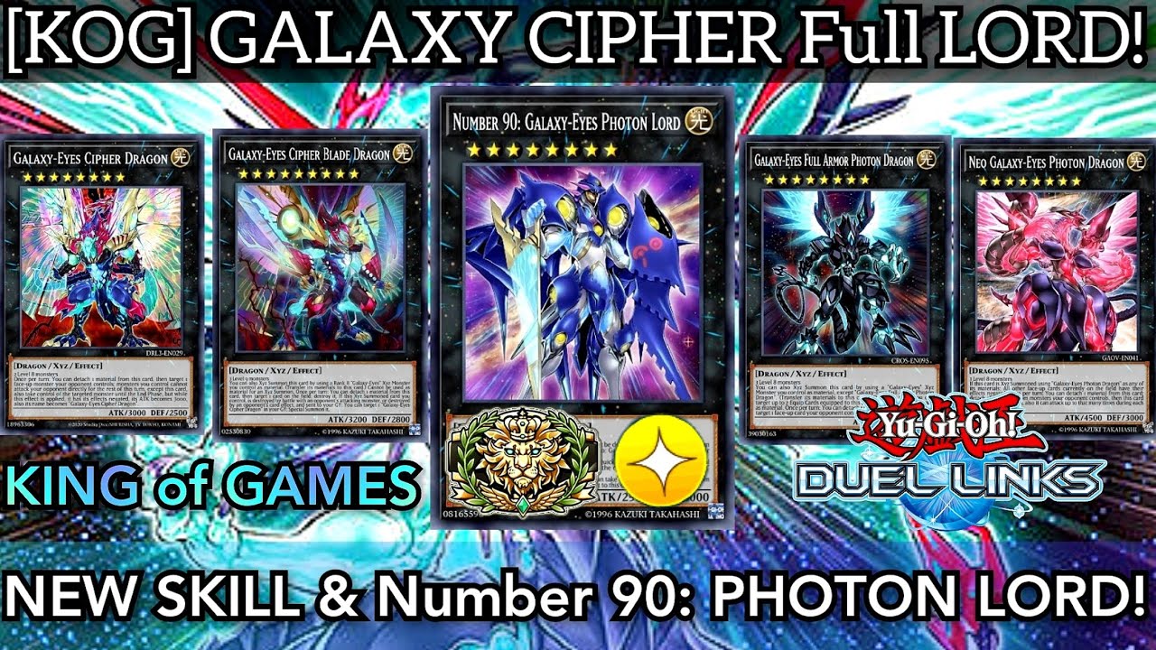 [KOG] FINALLY: a NEW GALAXY PHOTON Era! NEGATE, DESTROY & WIN! [Yu-Gi-Oh! Duel Links]