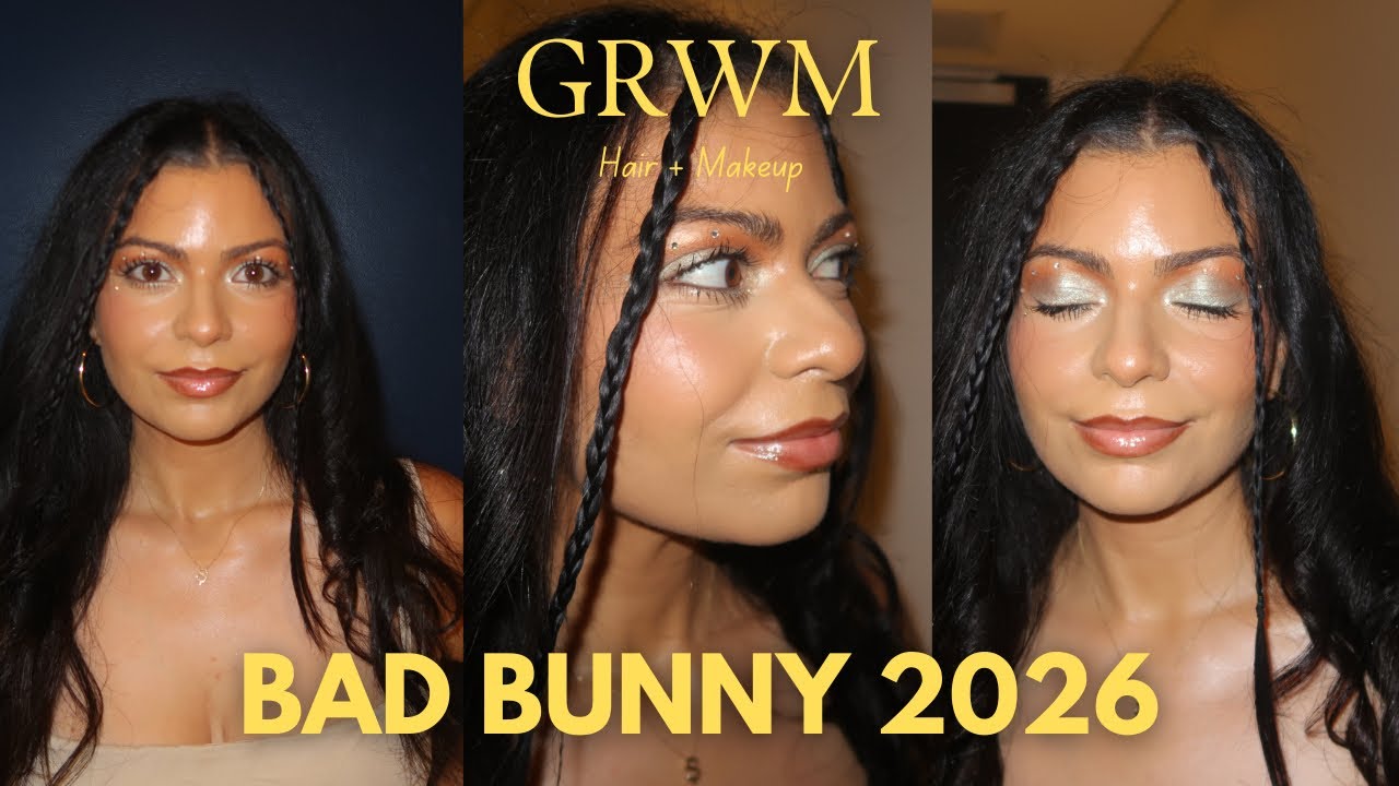 GRWM Hair + Makeup to go to the Bad Bunny concert Sydney 2026