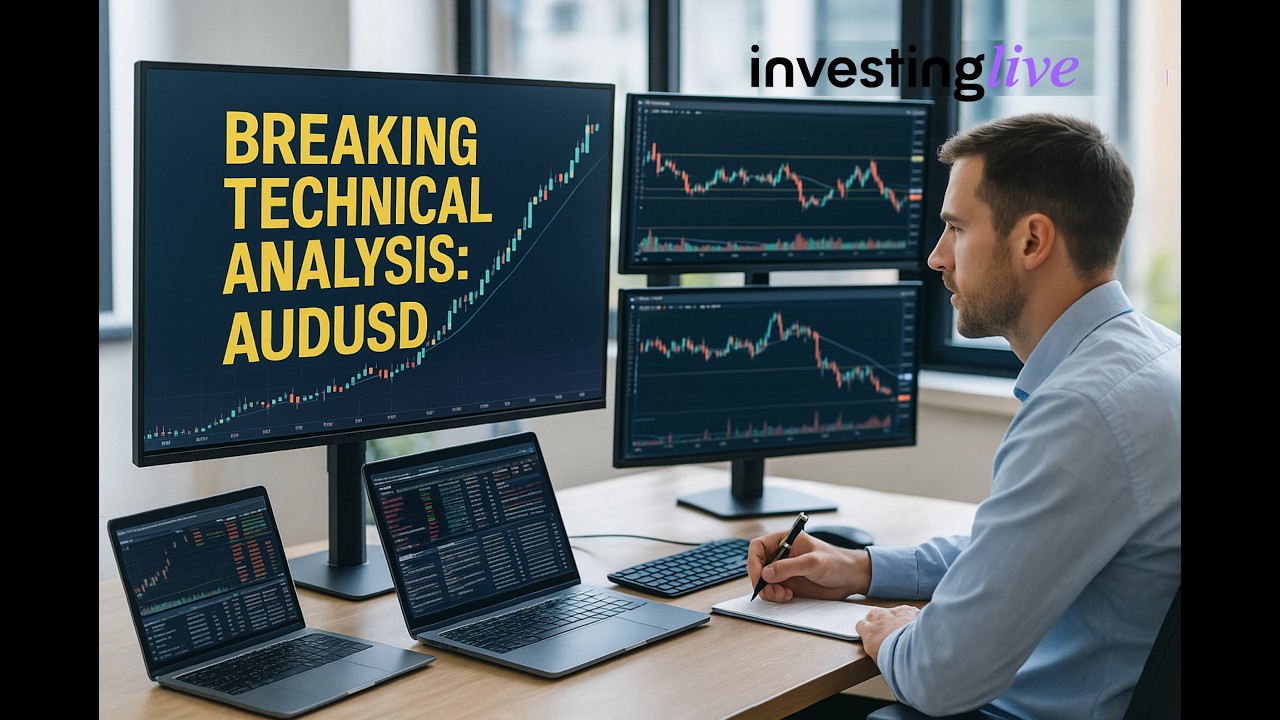 AUDUSD buyers follow through with more buying today. Watching the broken 200 hour MA now.