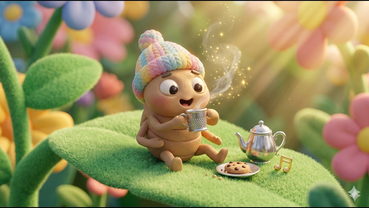 Flea Drinking Tea! 🫖 Funny Kids Songs by LittleBeat