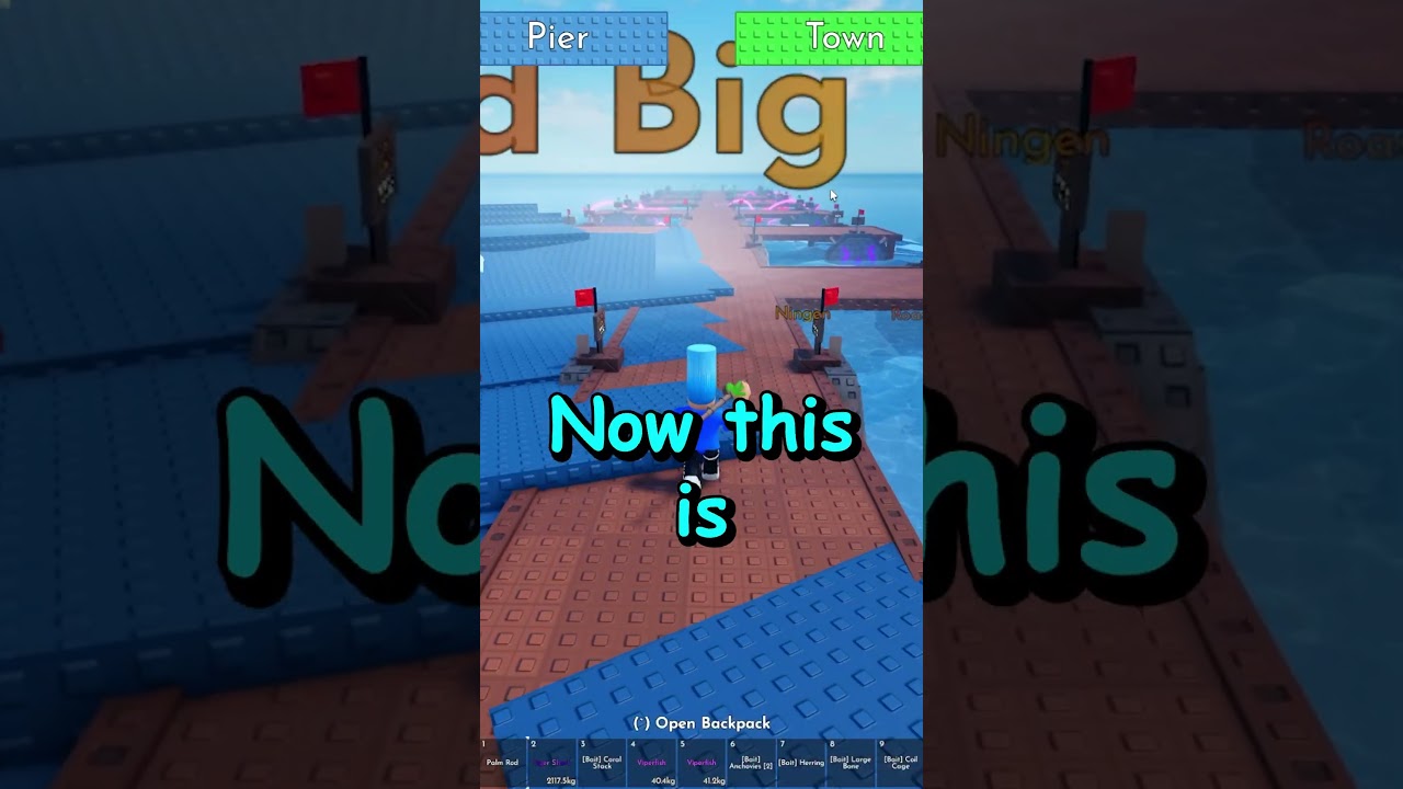 I MAY OF FOUND THE RICHEST PLAYER IN MY FISHING PIER!! #growagarden #roblox