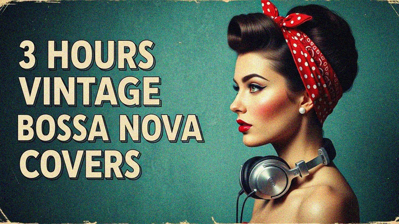 3 Hours Vintage Bossa Nova Covers ☕ Popular Song Covers for Relaxing, Work, Study & Cafe Mood