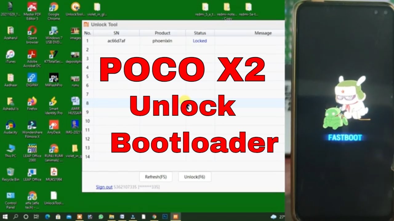 Bootloader unlock poco X2 | How to Unlock Bootloader POCO X2  | Poco X2 Bootloader unlock |atfe tec