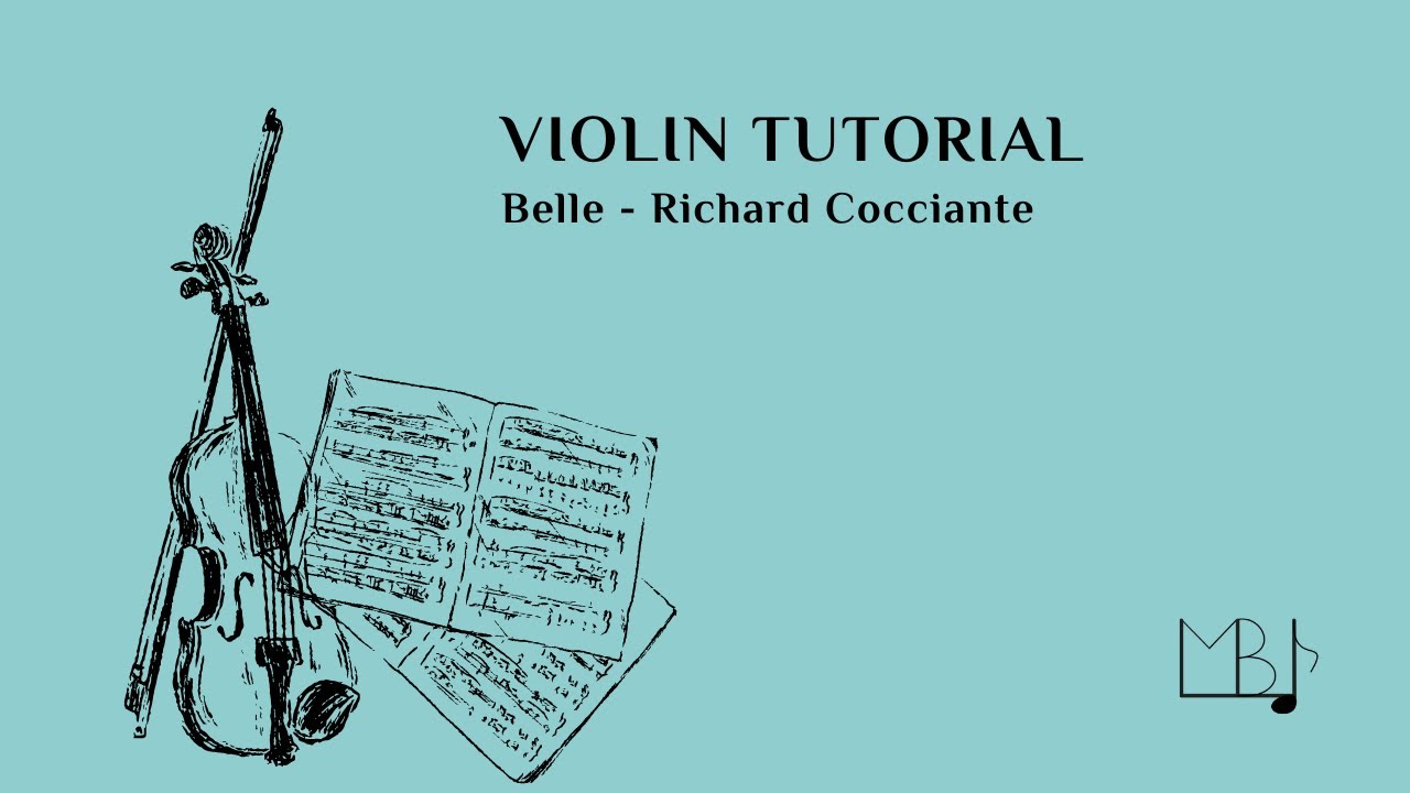 Belle (Notre Dame de Paris) – Easy Violin Tutorial | Richard Cocciante