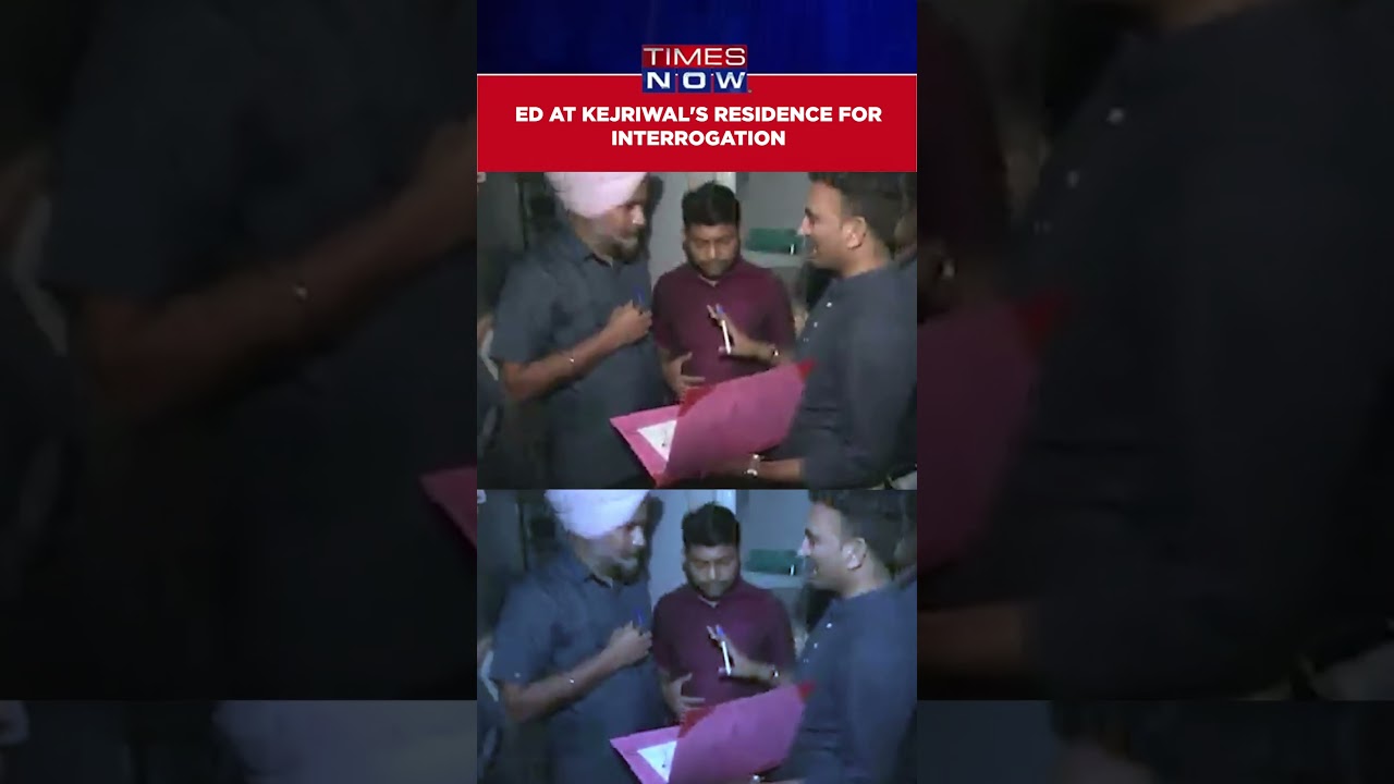 ED At Kejriwal's Residence | Delhi CM To Be Arrested After HC Setback? Watch High Drama| #shorts