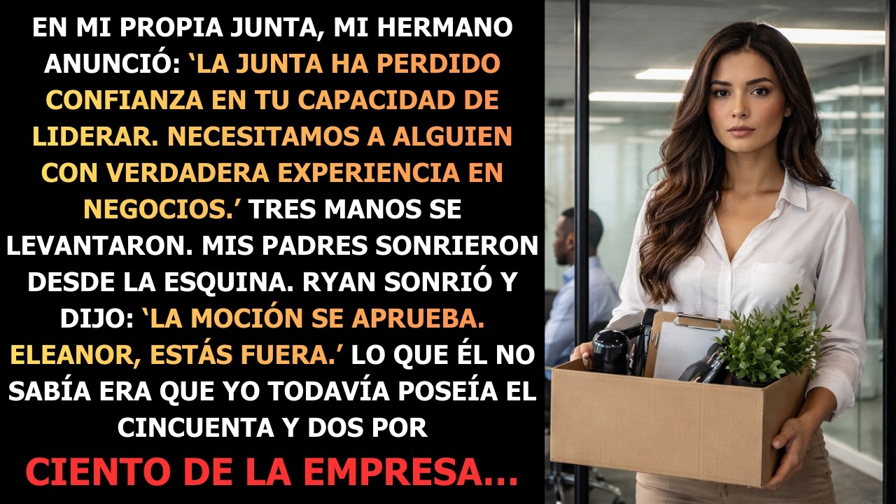 Mi hermano me despidió de MI PROPIA empresa… Lo que él no sabía es que todavía sigo…