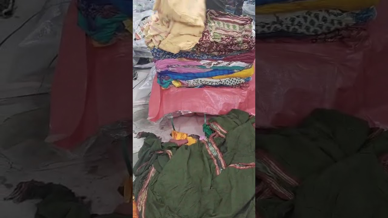 انڈین کاٹن بنارسی ساڑھی 40 کلو بنڈل میں 95 دانہ نکلا ریٹ 48000 رابطہ 03456073705