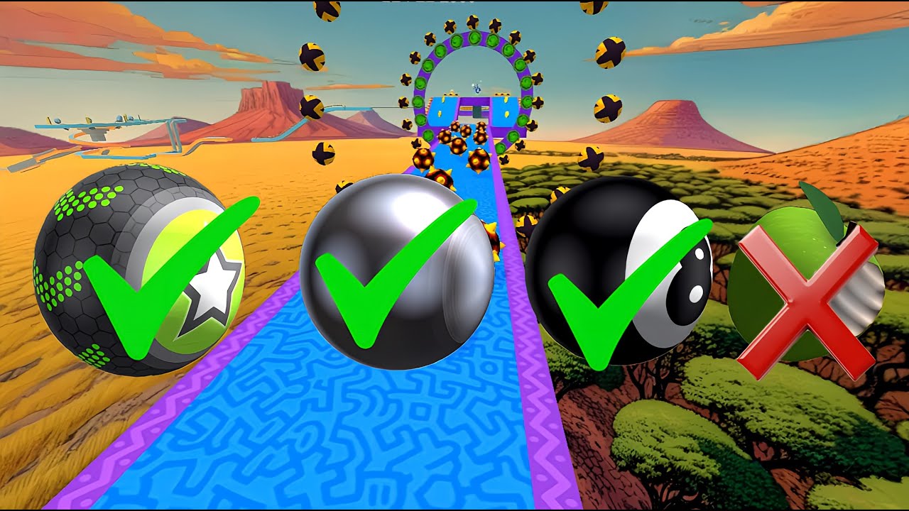 going balls: iron ball vs 8 ball pool vs apple ball vs star ball part-1 @ravanger-s