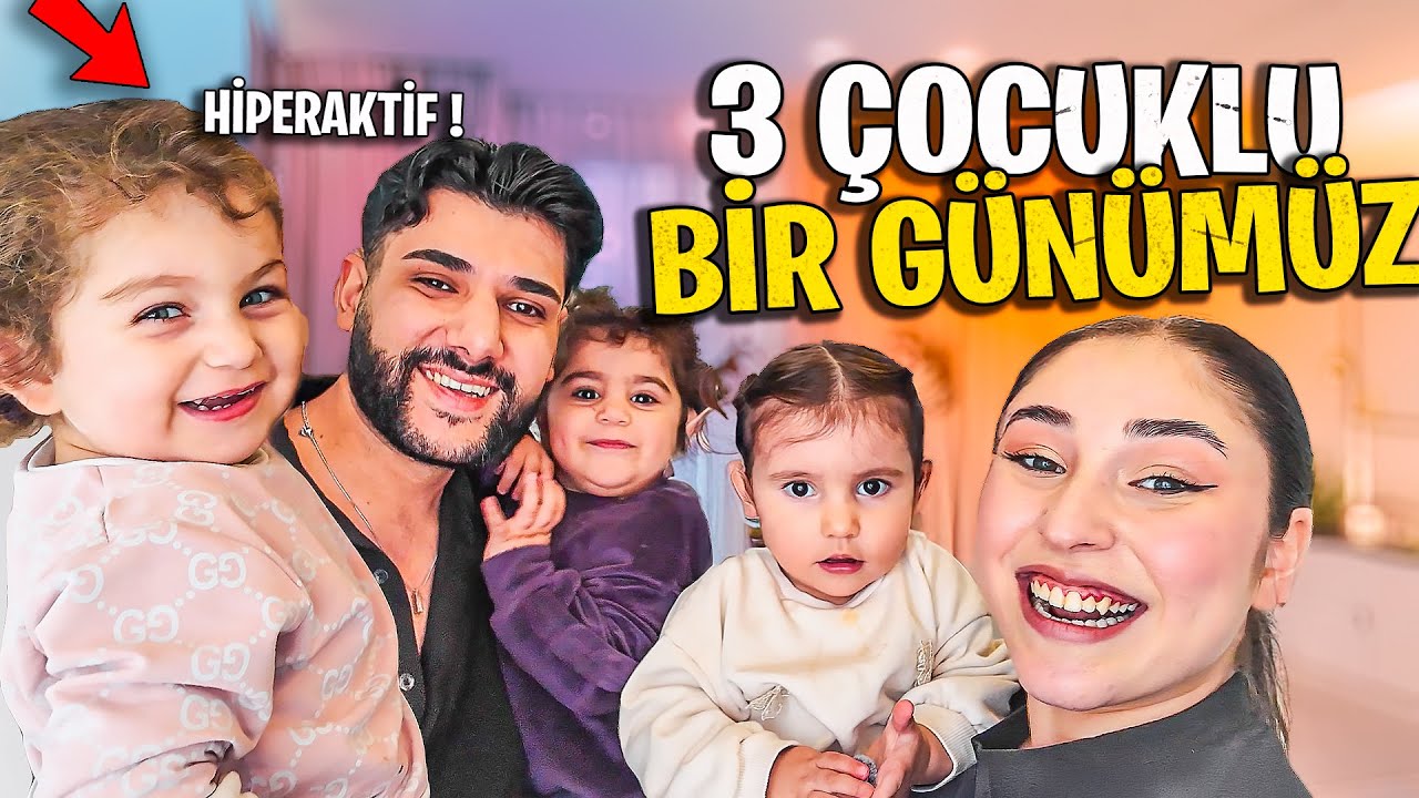BİR G&Uuml;NL&Uuml;Ğ&Uuml;NE 3 BEBEK BAKICISI OLDUK! 👶 ( Bebekler Olay &Ccedil;ıkardı, Kahkahalı Vlog) 🍼💕