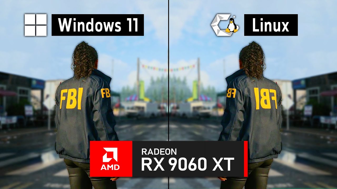 RX 9060 XT: Windows 11 vs Linux CachyOS &ndash; Big FPS Difference? 🔥