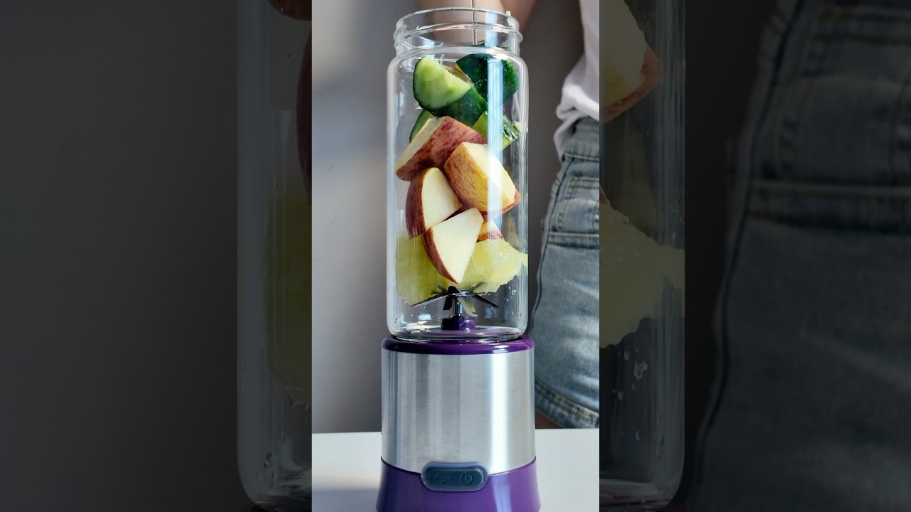 Blender Lime Cucumber Apple Juice #juice #shorts #recipe #satisfying #smoothie #cucumber #lime