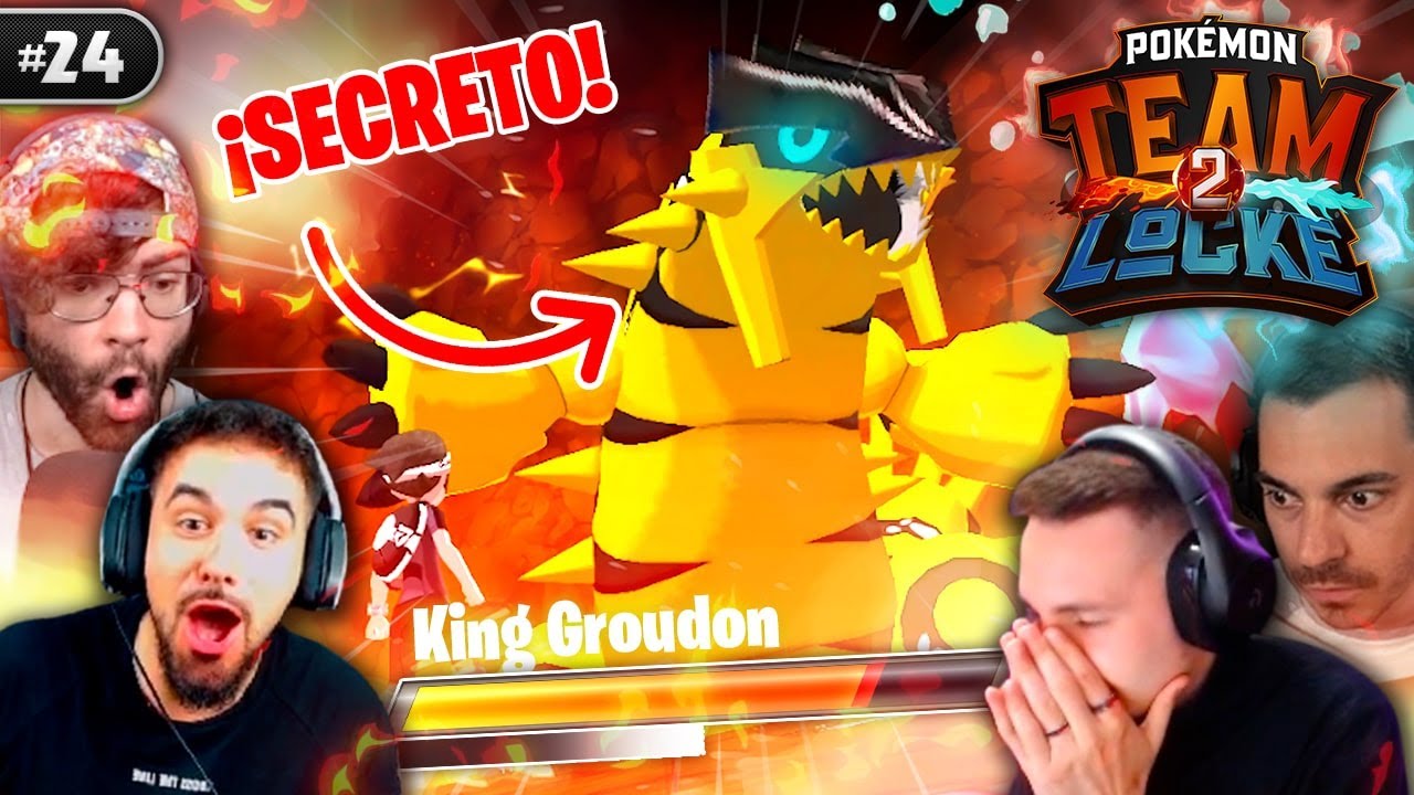 COMBATE vs KING GROUDON (Boss Secreto...) 😱 Pokemon TEAMLOCKE 2 Ep24