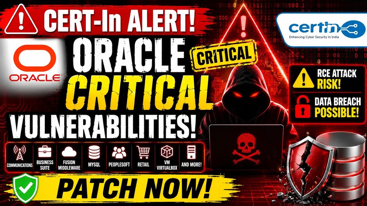 Oracle под атакой? CERT-In выпустила уведомление о критической уязвимости | Разбор CIAD-2026-0032