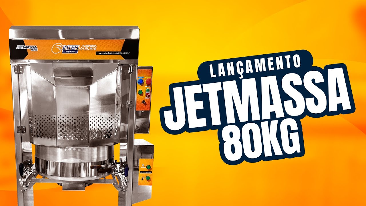 Conheça a Jetmassa 80kg – A masseira industrial de alta performance da Interlaser Máquinas