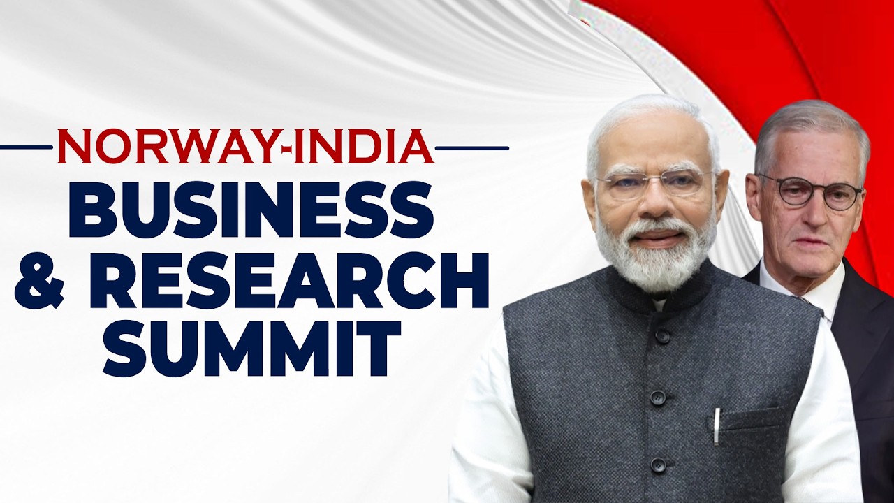 WATCH: PM Modi, Norwegian Prime Minister jointly address India-Norway Business and Research Summit
