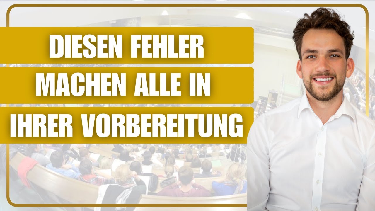 Den FEHLER den ALLE  in ihrer TMS Vorbereitung machen!