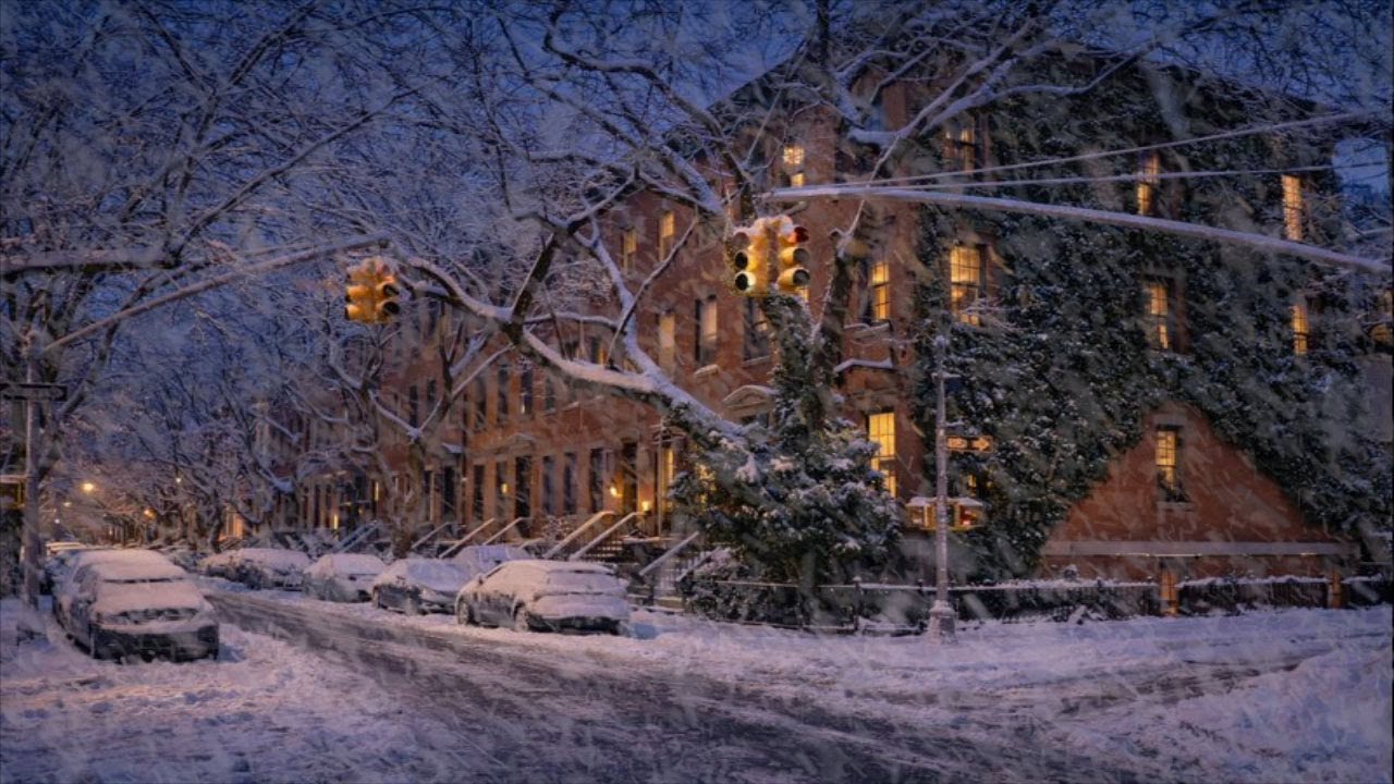 Winter snowstorm sounds help you sleep well, study effectively, and relax | SNOW STORM