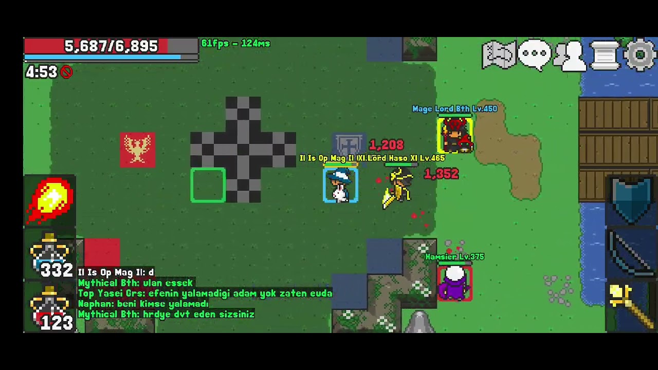 @rucoy online 2v5,2v4 500 melee ez lost kolaydı 😂😀