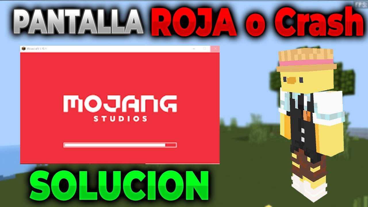 ✅SOLUCIONAR el CRASHEO de PANTALLA ROJA en Minecraft Windows10 2022